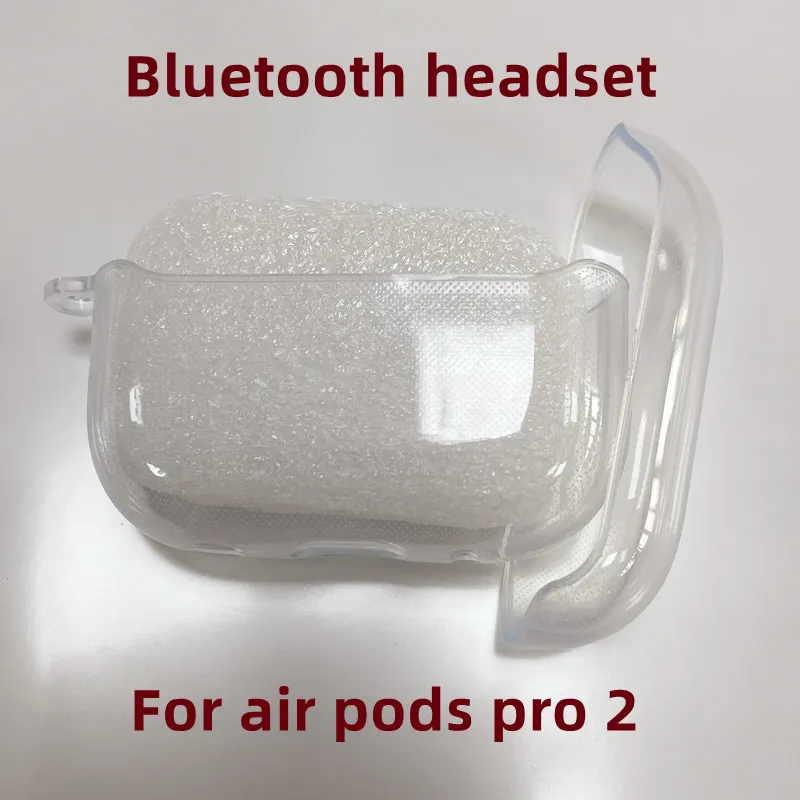 100pcs/Part Earpphone dla AirPods Pro 3 2 Bluetooth Wireless Słuchawki Przezroczyste obudowę Rękaw Ochrona dla powietrza Pro2 Zestaw słuchawkowy