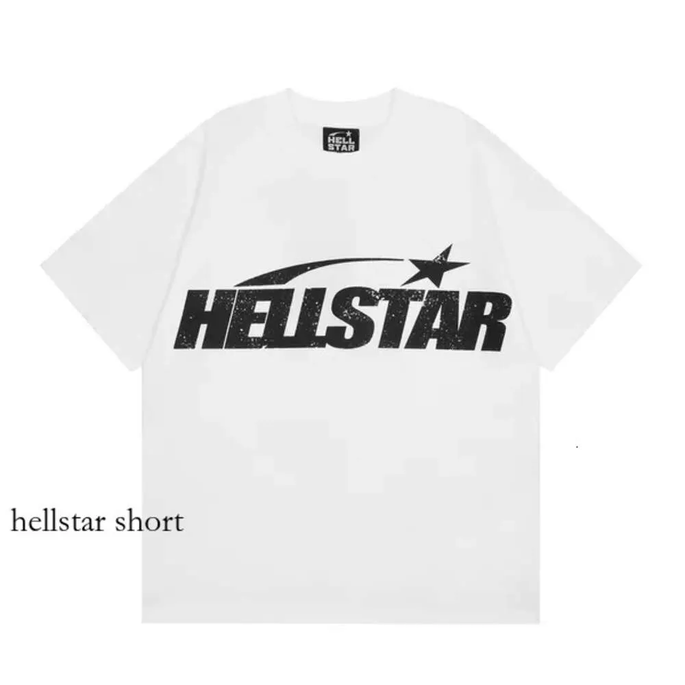 Hellstar T -Shirt Designer T -Shirts Grafik Tee Kleidung Kleidung Hipster gewaschener Stoff Street Graffiti Schriftziile Print Vintage Schwarz lous sitzend uns Größe 692