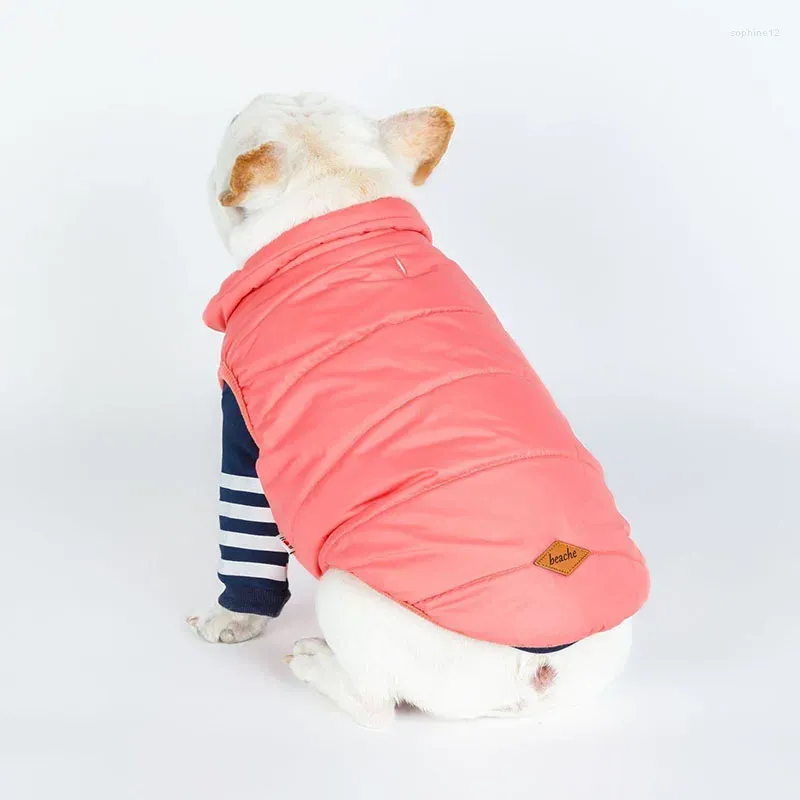 Vêtements pour chiens animaux de compagnie ventre de vent chaud veste d'hiver chaude veste de veste pour petits chiens moyens s-xxl vêtements