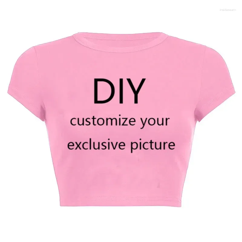 Женские рубашки с коротким рукавом O ece nieuwe uw fore ontwerp логотип/foto wit custom Diy Women Tops Tops Fashion футболка