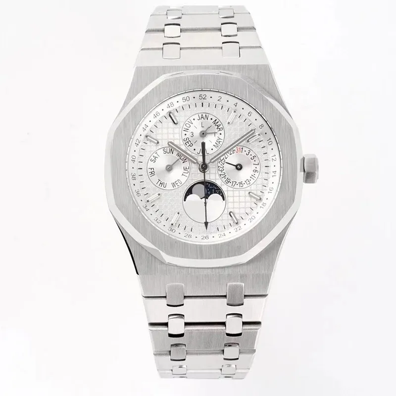 OLEVS Orologio Da Uomo Analogico Acciaio Inox Con Data – Quadrante Dorato Grande, Cinturino Metallico, Impermeabile 30m E Luminoso - 4