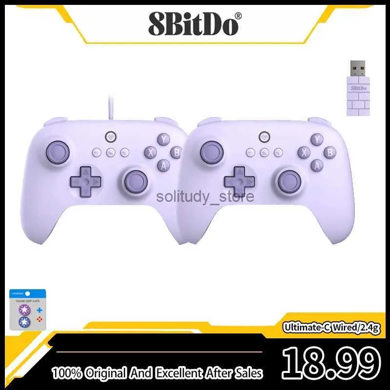 Spielcontroller Joysticks 8bitdo Ultimate C Wireless 2,4G Controller für PC Windows 10 11 Steam Deck Raspberry Pi Android Ultimate C Kabel Gamepad Q240407