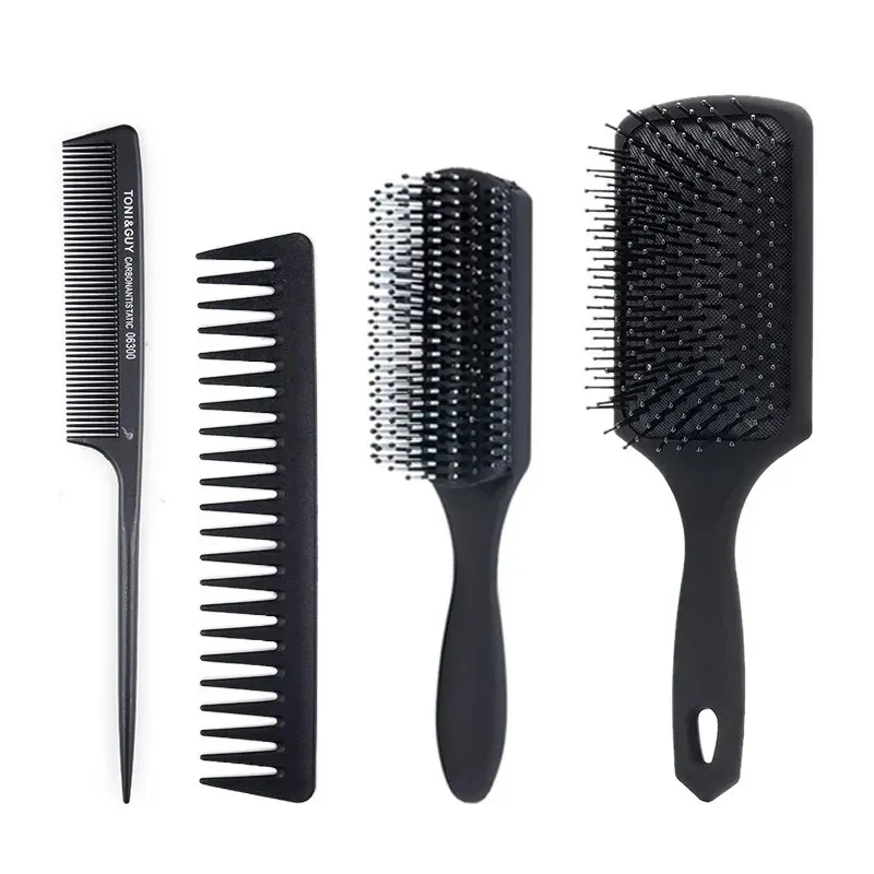 O suprimento direto do fabricante de massagem de almofada de ar pentes, pentes de estilo masculino, cabeça de petróleo, nove pente de linha, cabelo de dentes largos, poin