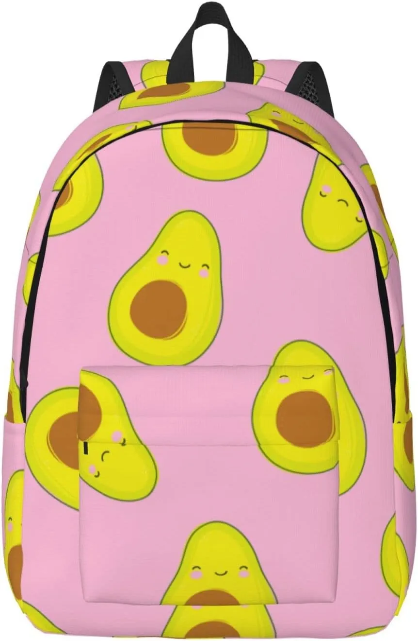 Backpack Lightweight Cartoon Avocado Laptop Backpack... From ...