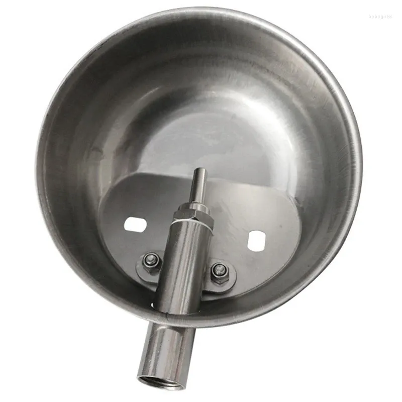 Bowls Stainless Steel Thickened Bowl Contact Type Drinking Pig Auto