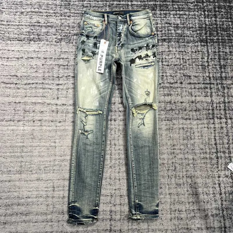 Motorrad Trendy Ksubi Am Jeans Herren Designer Hip Hop Splared Jeans Distressed Ripped Slim Fit Motorcycle Biker de Religion Hosen Marke Stack Jeansmoxv