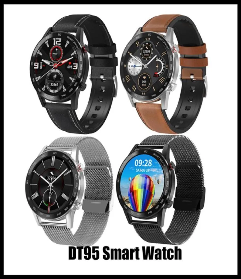 13 inch volledig touchscreen DT95 Smart Watch voor dames Bluetooth IP68 Waterdichte ECG -verwarmingssnelheid 360360 Wekker slaapspel M527175443