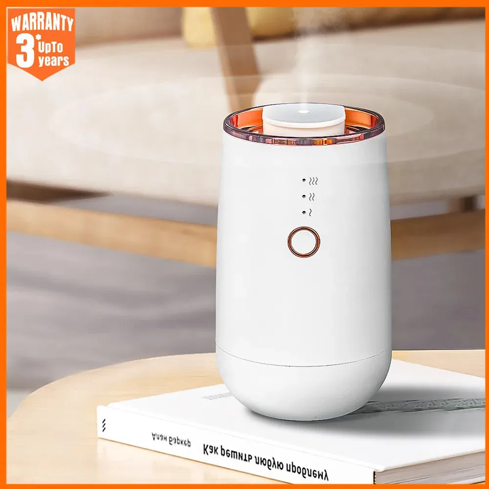 Essentiële olie aroma mist diffuser geur ultrasone waterloze auto yoga spa timing met kleurrijke LED draagbare huizenapparatuur 240407