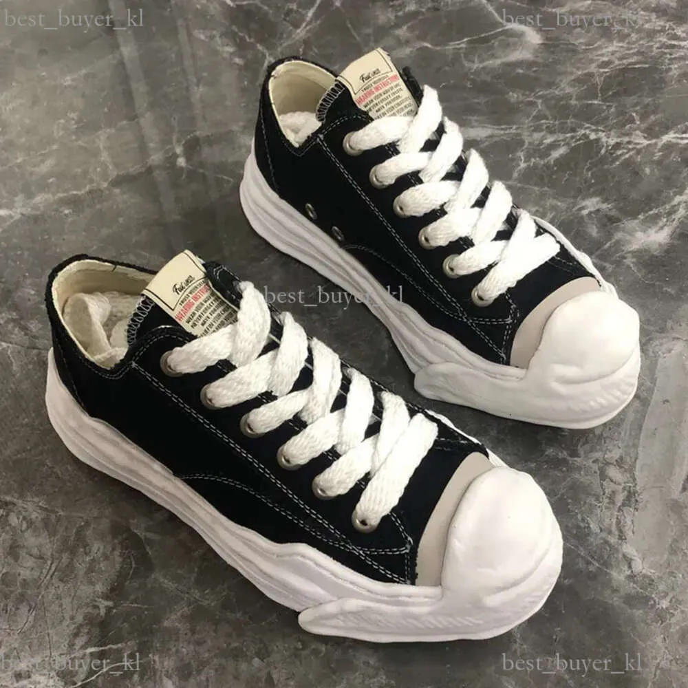 Mmy Maison Mihara Yasuhiro Shoes Canvas Sneakers Black White Grey Yellow Mens Trainers Outdoor Shoe Designer Shoes Size 36-45 120