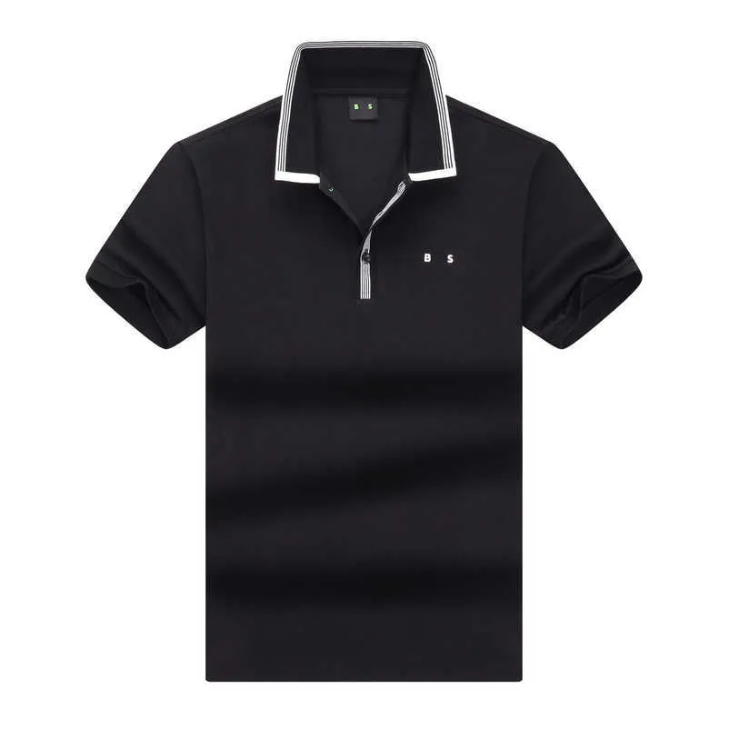 Боссы поло в рубашке мужская половая рубашка для дизайнерских футболок для повседневного бизнеса для гольфа Pure Chotch