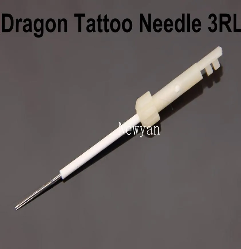50pcs 3Prong Round agulhas para fivela de maquiagem permanente ajuste no dragão tatuagem máquina8962715