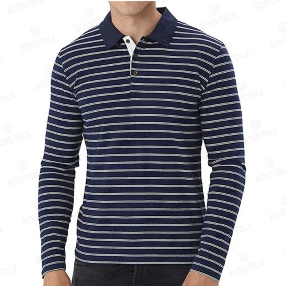 Skjortor Autumn Winter Long Polo Wear Men's Golf Shirt Racing långärmad topp snabb torkning andningsbar tshirt casual skjorta