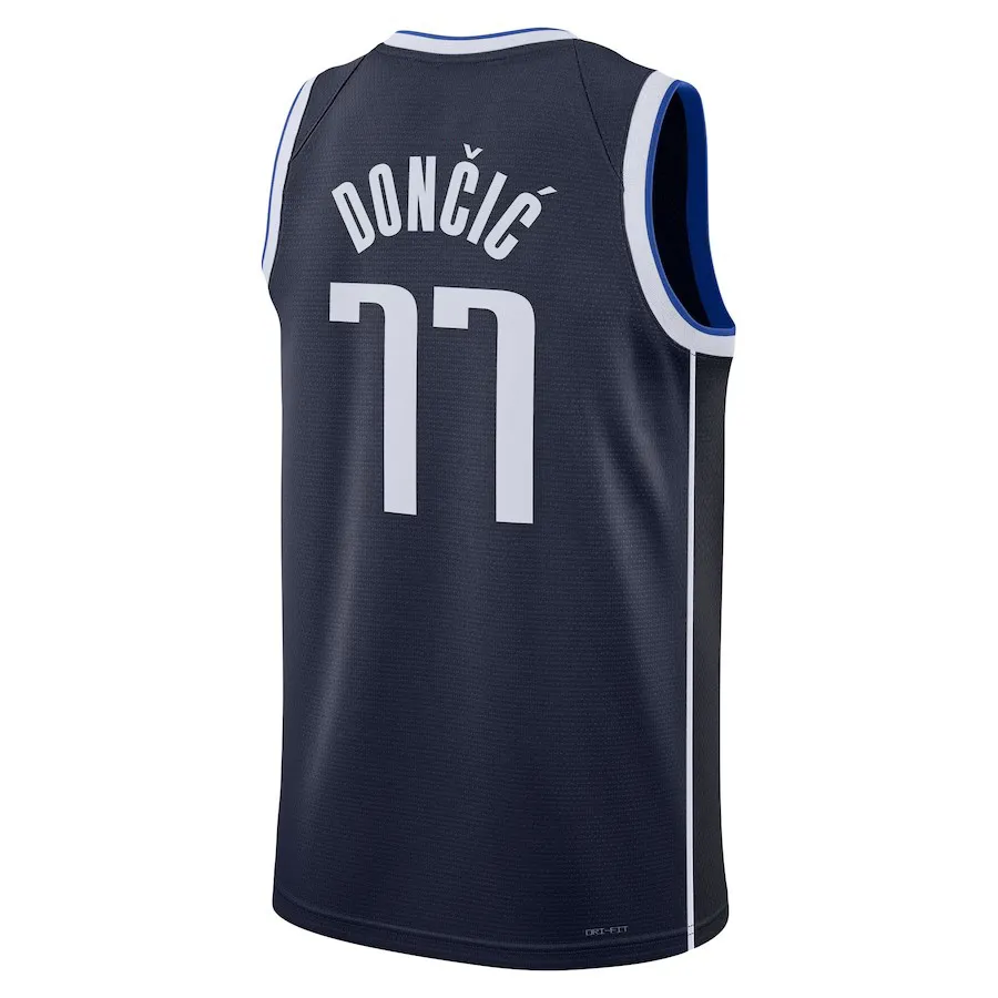 77 Doncic 2024 25 City Edition Basketball Jersey 20 Edwards