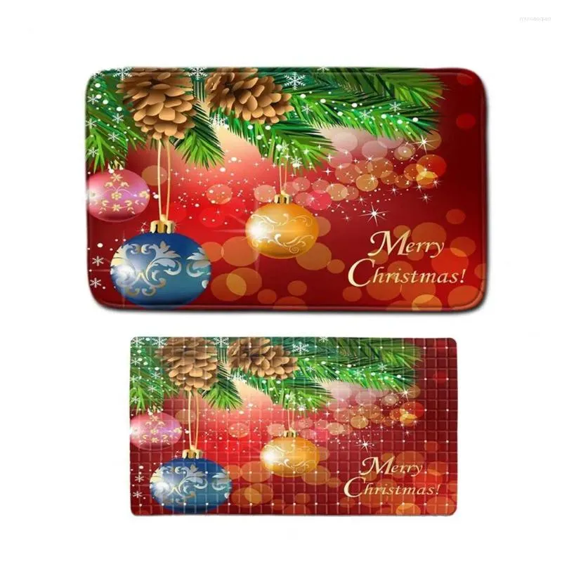 Tapijten 1 Set Xmas Deur Tapijt Wear-resistente multi-stijl tapijt Kerst decoratieve binnenmat binnenshuis