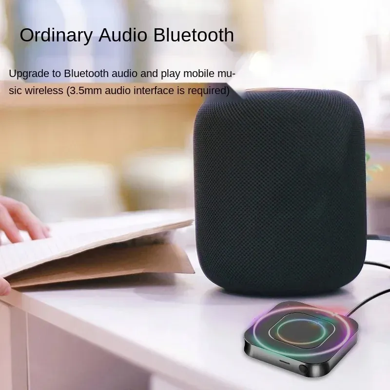 Bluetooth 수신기 및 송신기 2-in-one 5.0 어댑터 3.5mm Bluetooth 오디오 10MBPS 수신기 송신기 어댑터