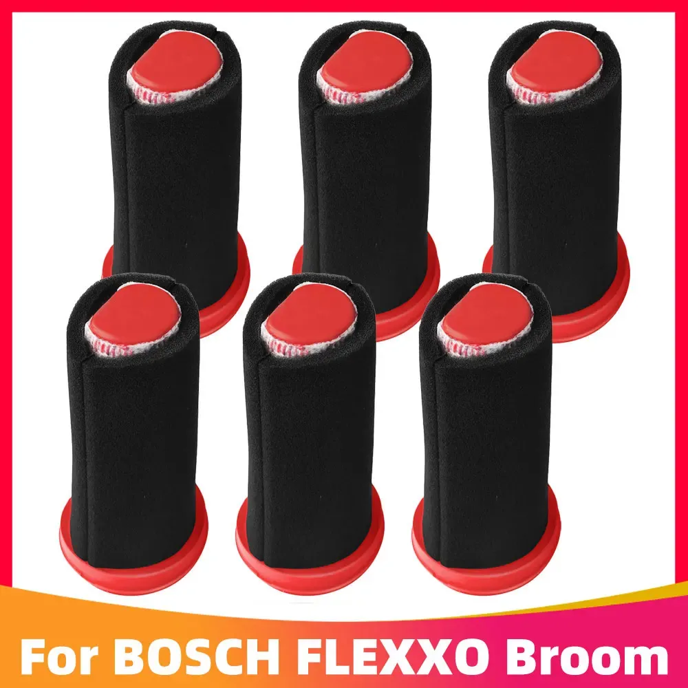 Tabletter Vakuumfilter för Bosch FlexXo Broom BBH3Z0025 BBH3PETGB BBH3251GB BBH3211GB Series dammsugare reservdelar Tillbehör