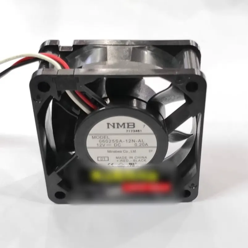 new NMB 6025 12V 0.2A 06025SA-12N-AL 60 * 60 * 25MM three wire cooling fan