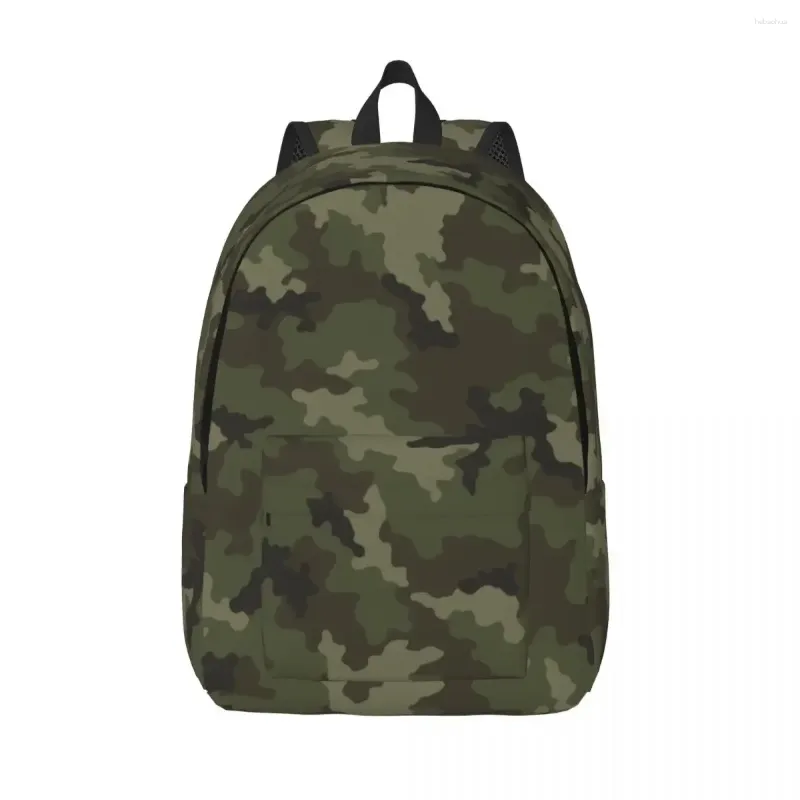 Zaino mimetico verde camuffamento per adolescenti studentessa book book book canvas daypack middle high college college di zaino leggero escursionismo