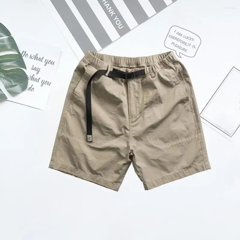 Summer Mens Elastic Waistband Sweat Absorption Mens Khaki Shorts For Casual Beachwear Wide Leg Sports And Daily Wear From Morph1ne 18.82 DHgate.Com