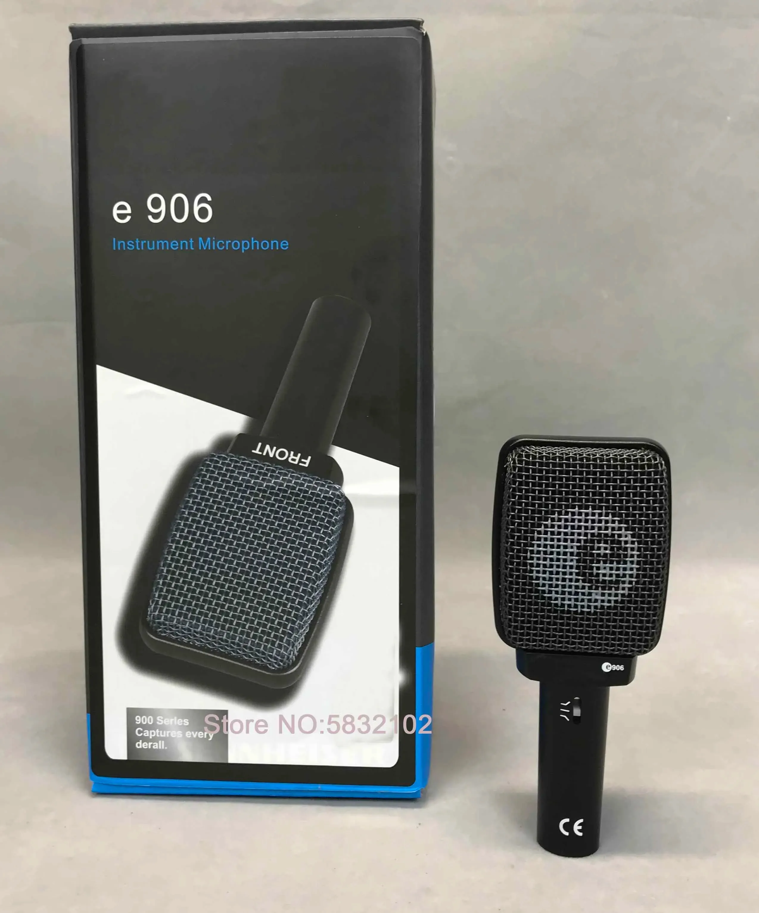 Microphones Livraison gratuite de haute qualité E906 Supercardioide microphone cardioïde microfonos microfono avec pince pour la vente à chaud