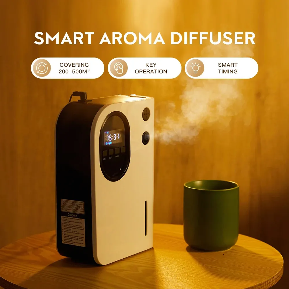 Namste 500m³ Smart aroma Diffuser Essentiële oliën Aromatherapie Geur Device Room Geur Home Air Fersnener 240407