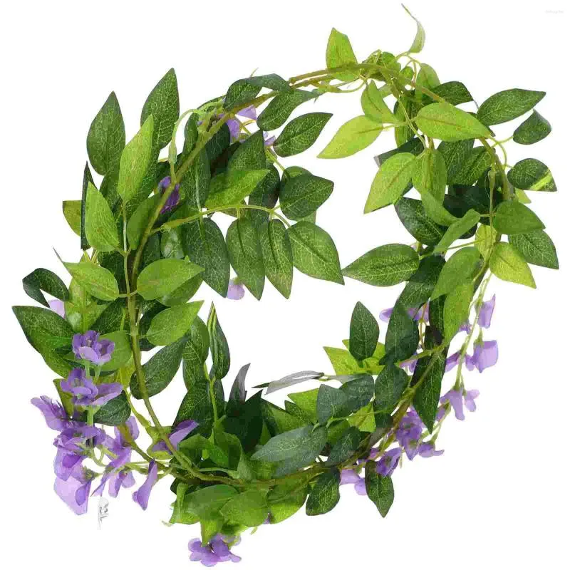 Fiori decorativi Falsa Wisteria Vine Flox Floro sospeso Primavera Summer Wall Ciondolo