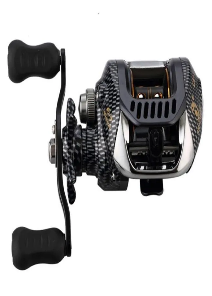 631 Baitcast Fishing Reel 13 Laging grote lijncapaciteit Lichtgewicht Levensachtige rechtshandige aasgast visserijwielgereedschap T14560997