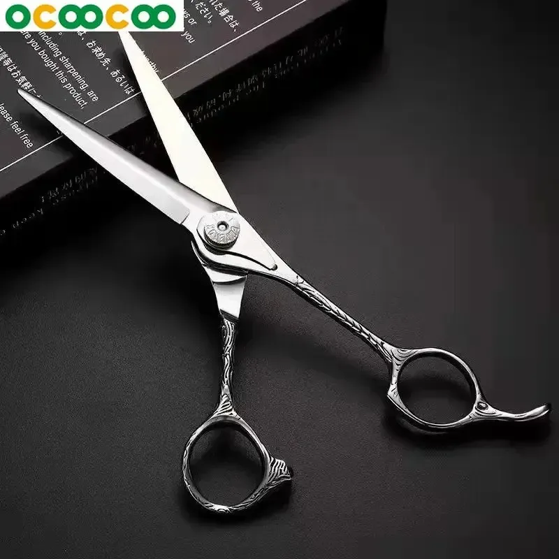 Ciseaux de coiffure professionnels 6 pouces ciseaux de salon ensembles de coiffure de coiffure de coiffure de coiffure mince outils