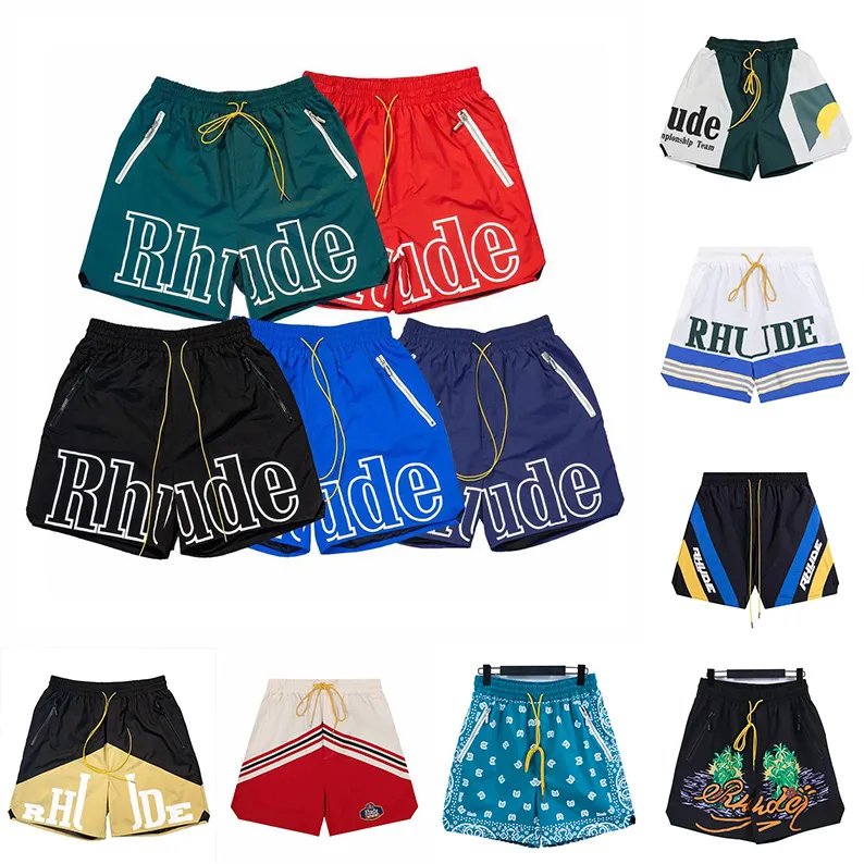 Shorts de rhude shorts de créateurs de qualité supérieure fashion fashion plage graffiti shorts couples joggers sportifs