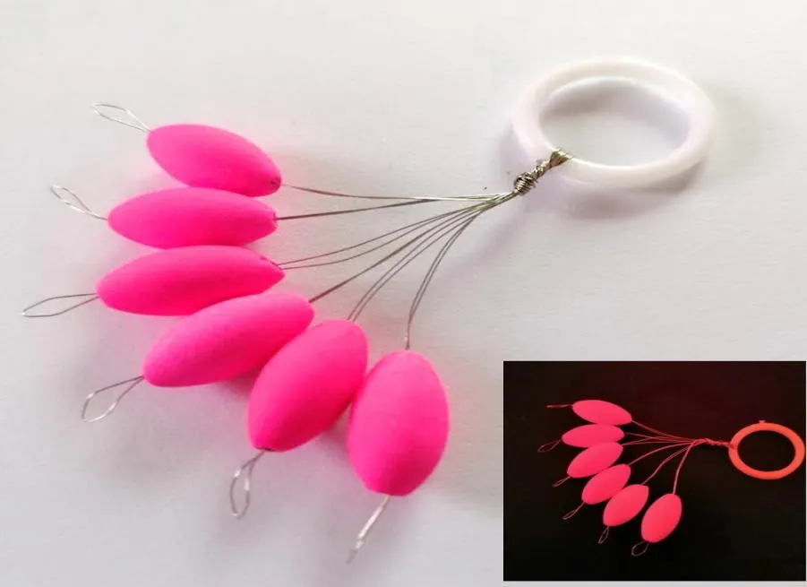 Float de pesca luminosa rosa 7 estrelas Float 1000 Bag 6000pcs Pesca Float Fishing Tackle para acessórios de atração de pesca4888776