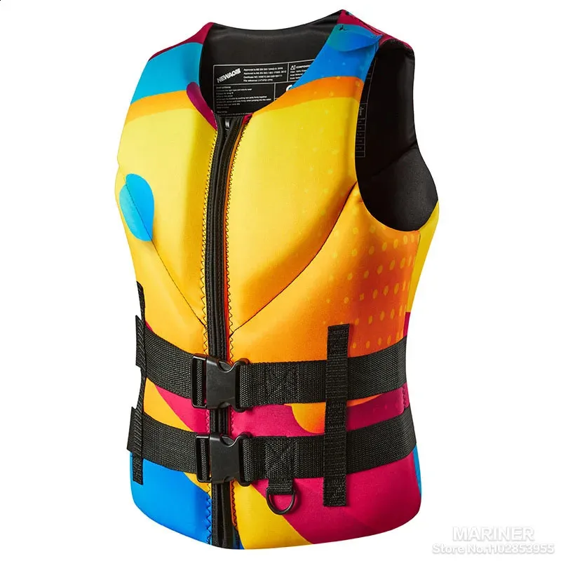 Gilet De Durée De Vie Pour Adultes Kayak Kitesurf Jet Ski Veste Moteurboats Radeau De Secours