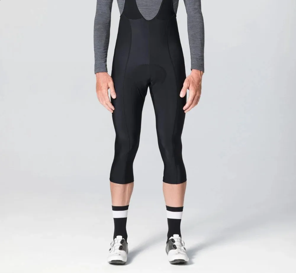 Pantalon de bobe à cyclisme Risesbik 3/4 long thermal thermique cyclisme bib pantalons de vélo d'hiver