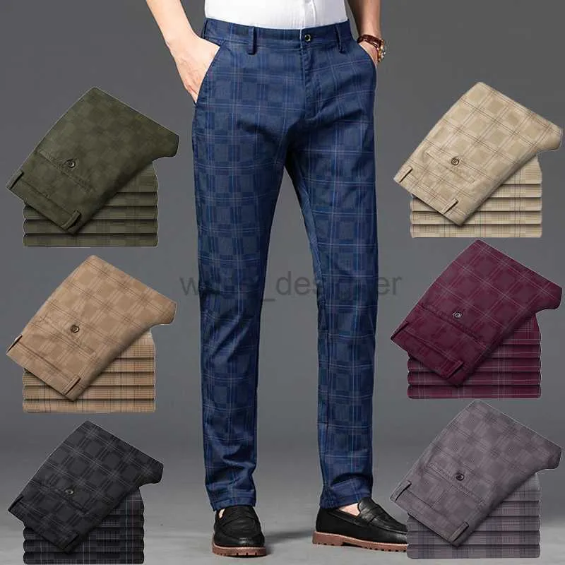 Дизайнерская модная уличная одежда мужская одежда 7 цветных мужских стройных брюк брюки тренд тренд черные пледы мужчины мужчины