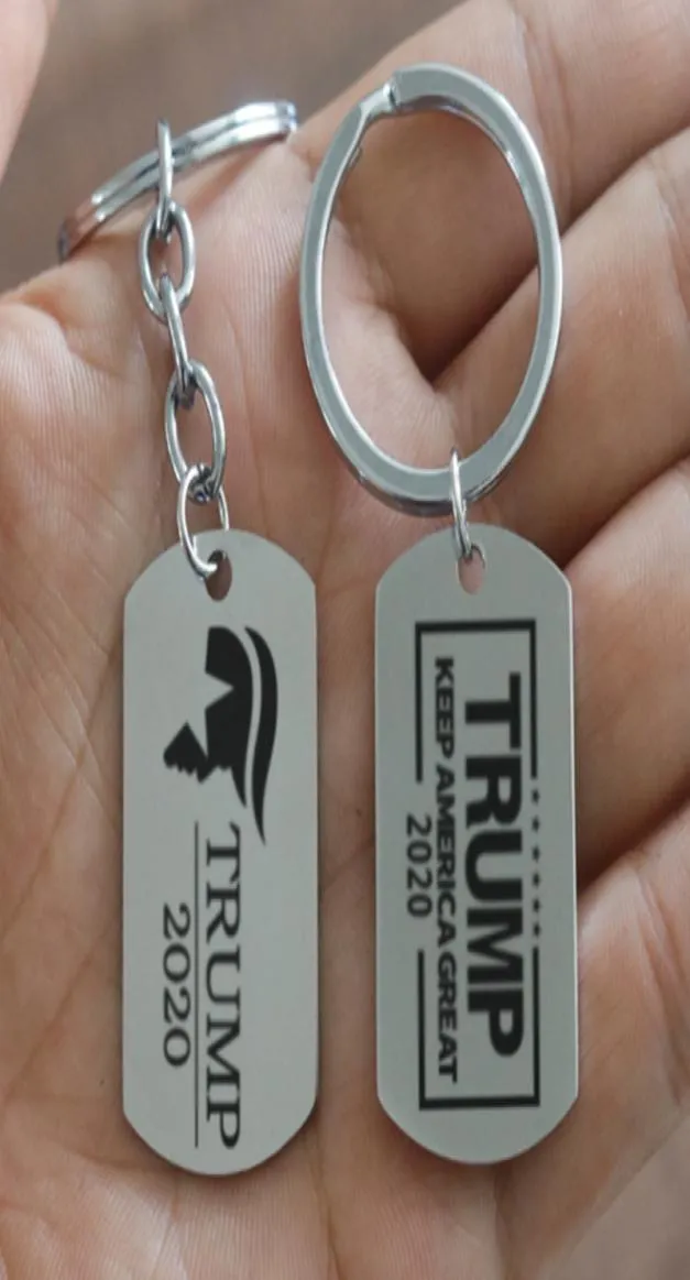 6 stile Trump 2020 Keechchains Penderant President Election inossidabile Keyring in acciaio mantieni l'America Gioielli di moda della catena chiave 7962867