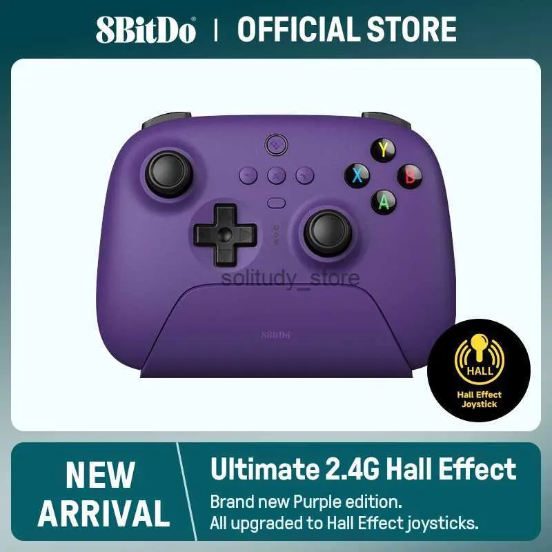 Spielcontroller Joysticks 8bitdo - neues Flaggschiff 2.4G Wireless Hall Effect Joystick Update PC Game Controller Windows Steam Deck Android und iPhone Q240407