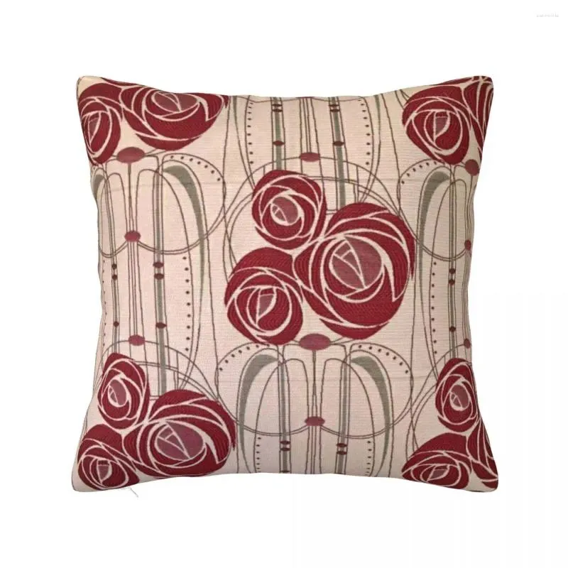 Pillow Charles Rennie Mackintosh Roses Abstract Rose Throw Covers S for Children Cusions Cover