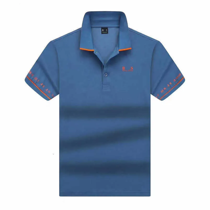 Shirt Designer Polo Mens Polos Tshirt Boss Fashion Brand Business Casual Business Golf T-shirt Pure Cotton Breave Short Short Shirts 2024 Summer Top Lbgi