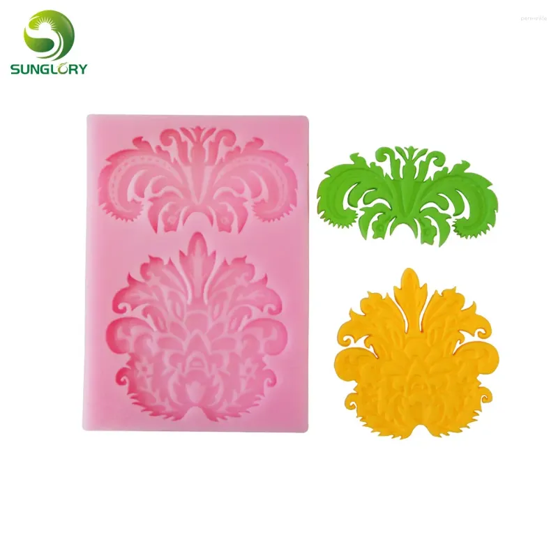 Stampi da forno a fiore silicone stampo fondente fondente 3D stampi per sapone per torta de silicona decorazione dello zucchero cupcake strumenti di cupcake