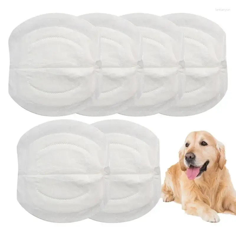 Pads à couches de vêtements pour chiens 30pcs Les inserts super absorbants s'adaptent les plus réutilisables des bandes de ventre pour chiens féminins