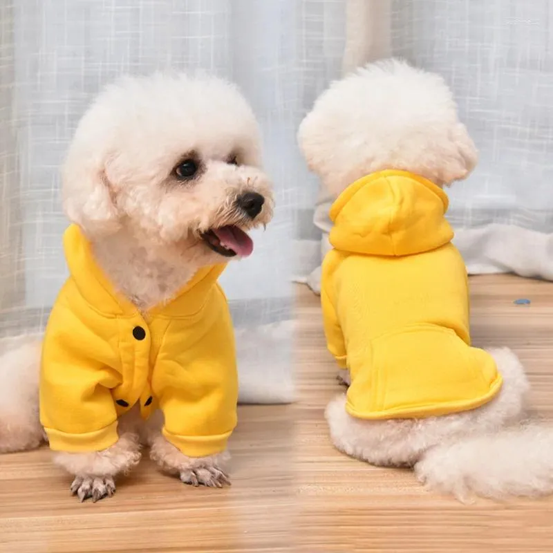 Abbigliamento per cani Abbigliamento per animali domestici con cappuccio con cappuccio per cagnolini per chihuahua costume solido ropa perro ubranka dla psa