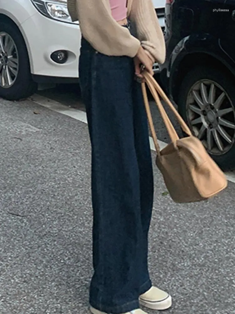 Oversized Straight Leg Denim Jeans