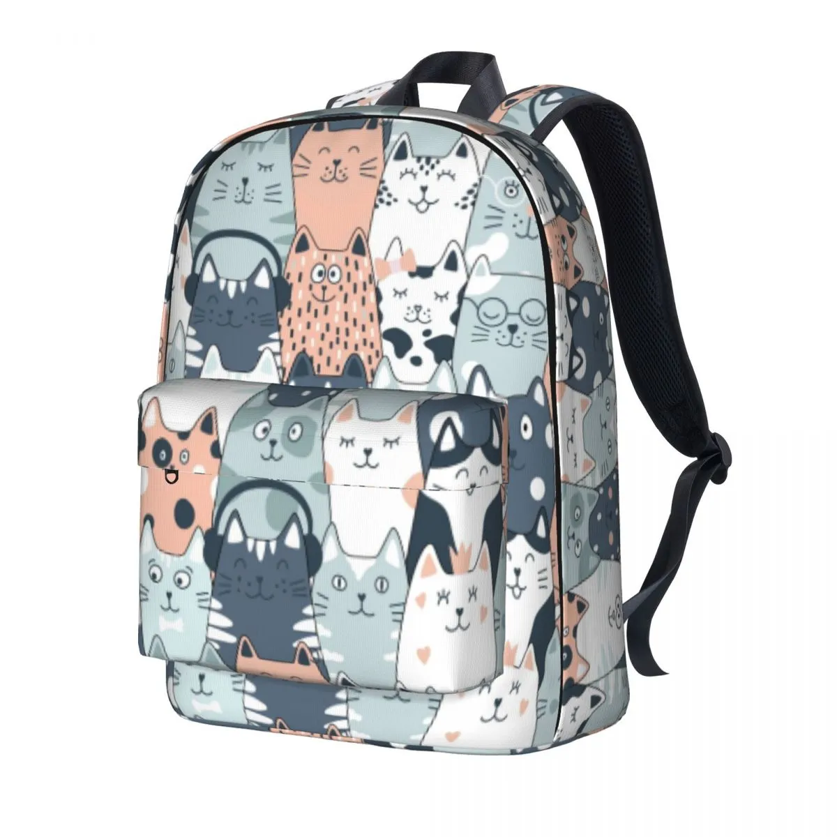 Fun Cat Design Backpack: Lightweight, Durable, & Stylish! Shop Now ...