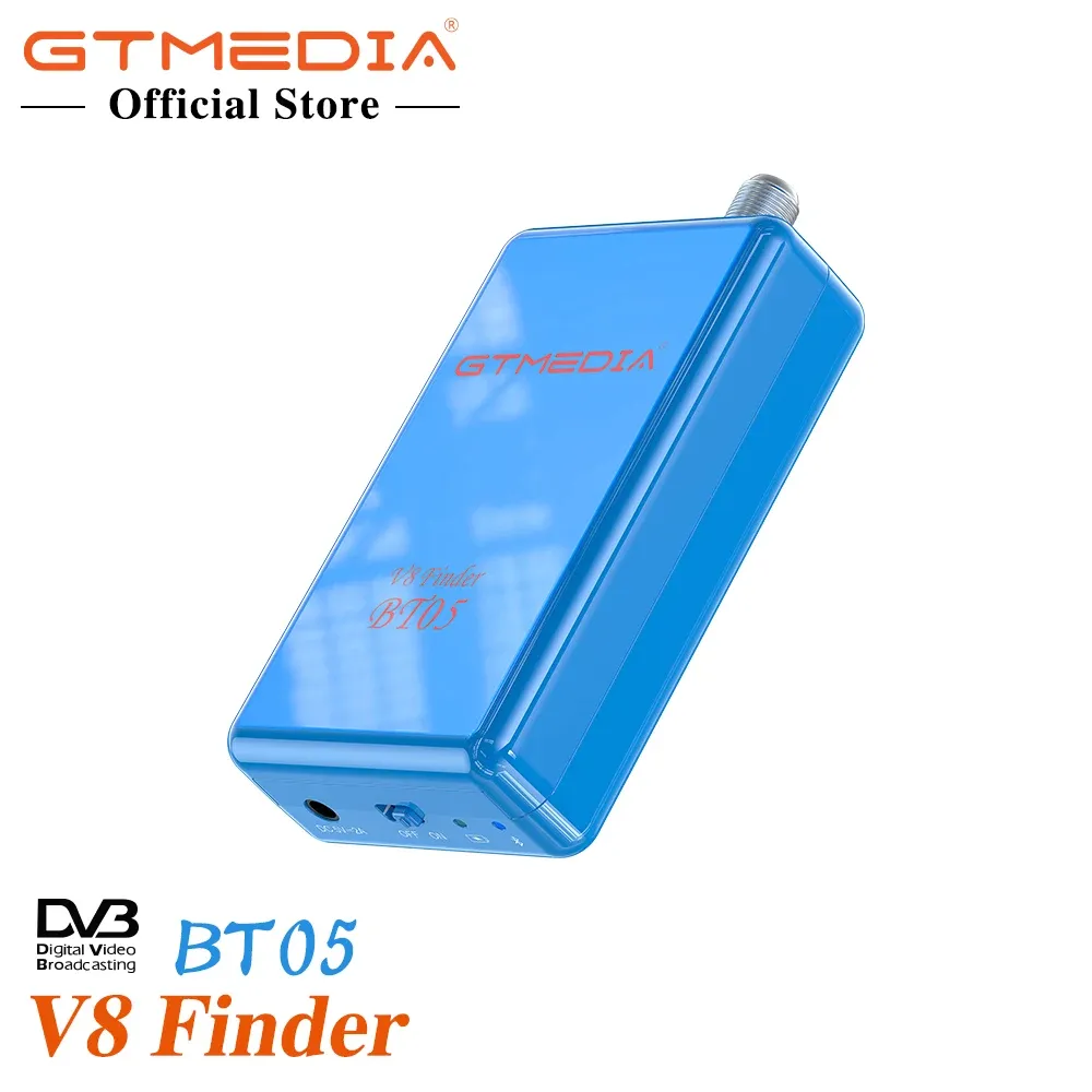 Caixa GTMedia V8 Finder BT05 Satellite Finder DVB DVB S2 GT Media SAT Finder BT05 HD para Android iOS Freesat Satfinder TV