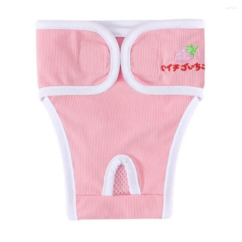 Dog Apparel Comfortable Diapers Breathable Mesh Female Leak-proof Water-absorbed Pet Menstrual Pants For Heat Urination