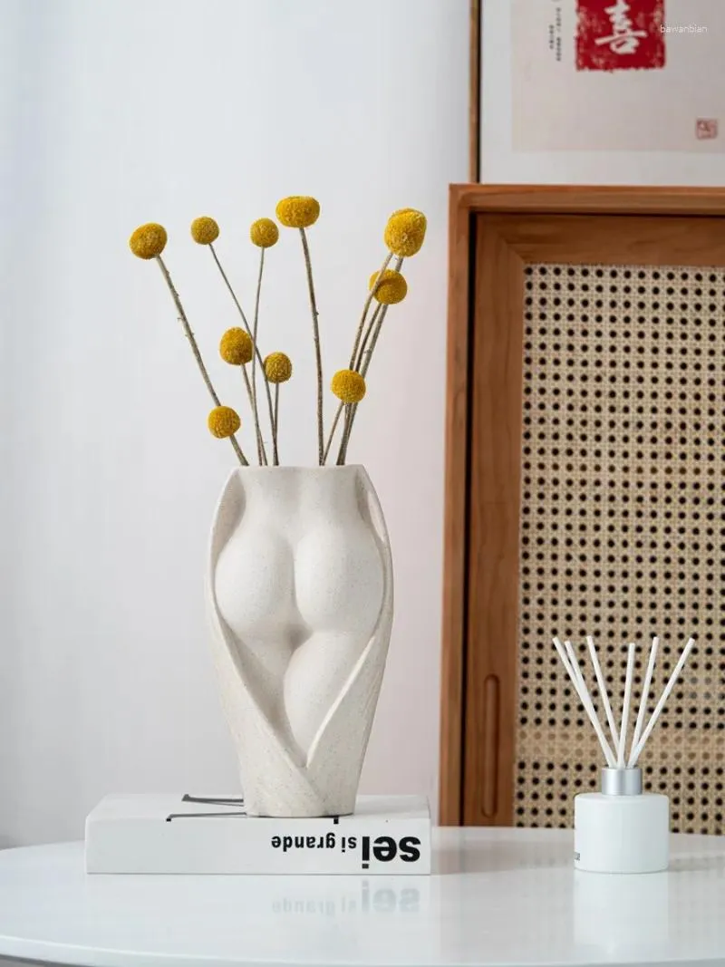 Vases décoratives pour les fleurs Décoration de vase à fleurs modernes décor de salle à la maison décor
