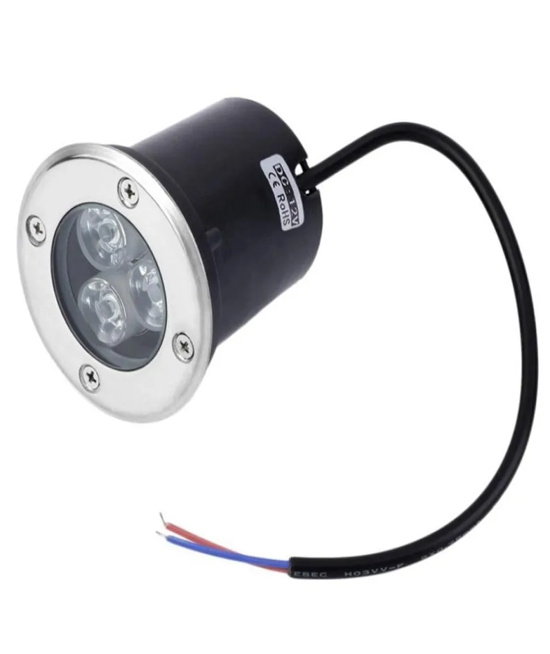 EDISON2011 3W 100H90 mm LED Podziemny lampka Lampka zakopana światło Inground 2 lata gwarancyjna lampa ogrodowa Outdoor IP67 DC12V lub AC8526368223