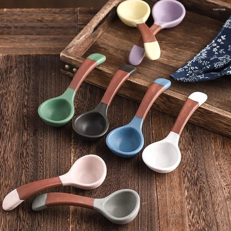 Coffee Scoops creativa cucchiai carini che mangiano utensili da cucina cucine a manico lungo cucine cucine cucchiai