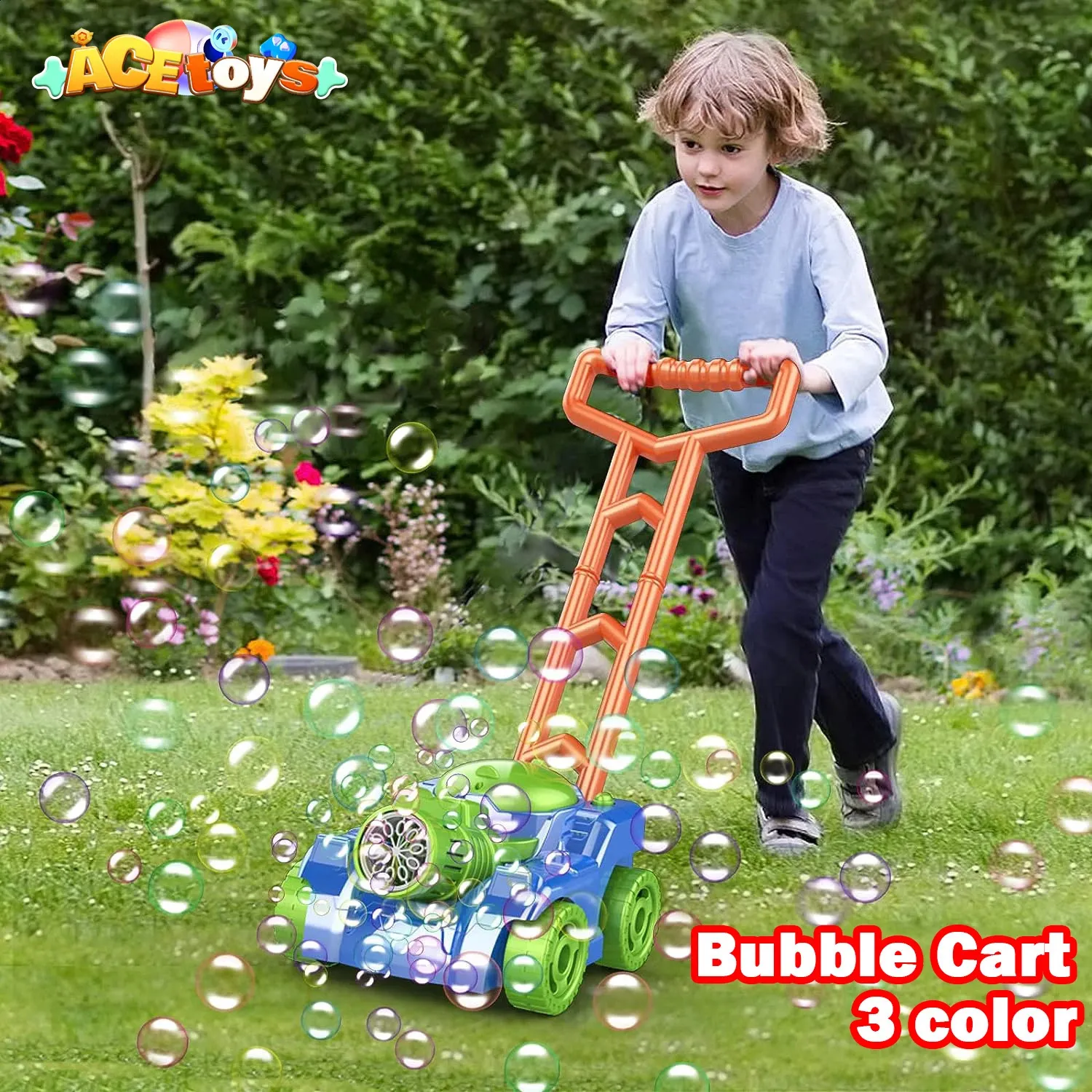 Bubble Cart Gun Rocket Hand Tank Holes Wedding Soap Bubbles Machine Automatic Blower Toy Kids Pomperos Childrens Back to School 240329