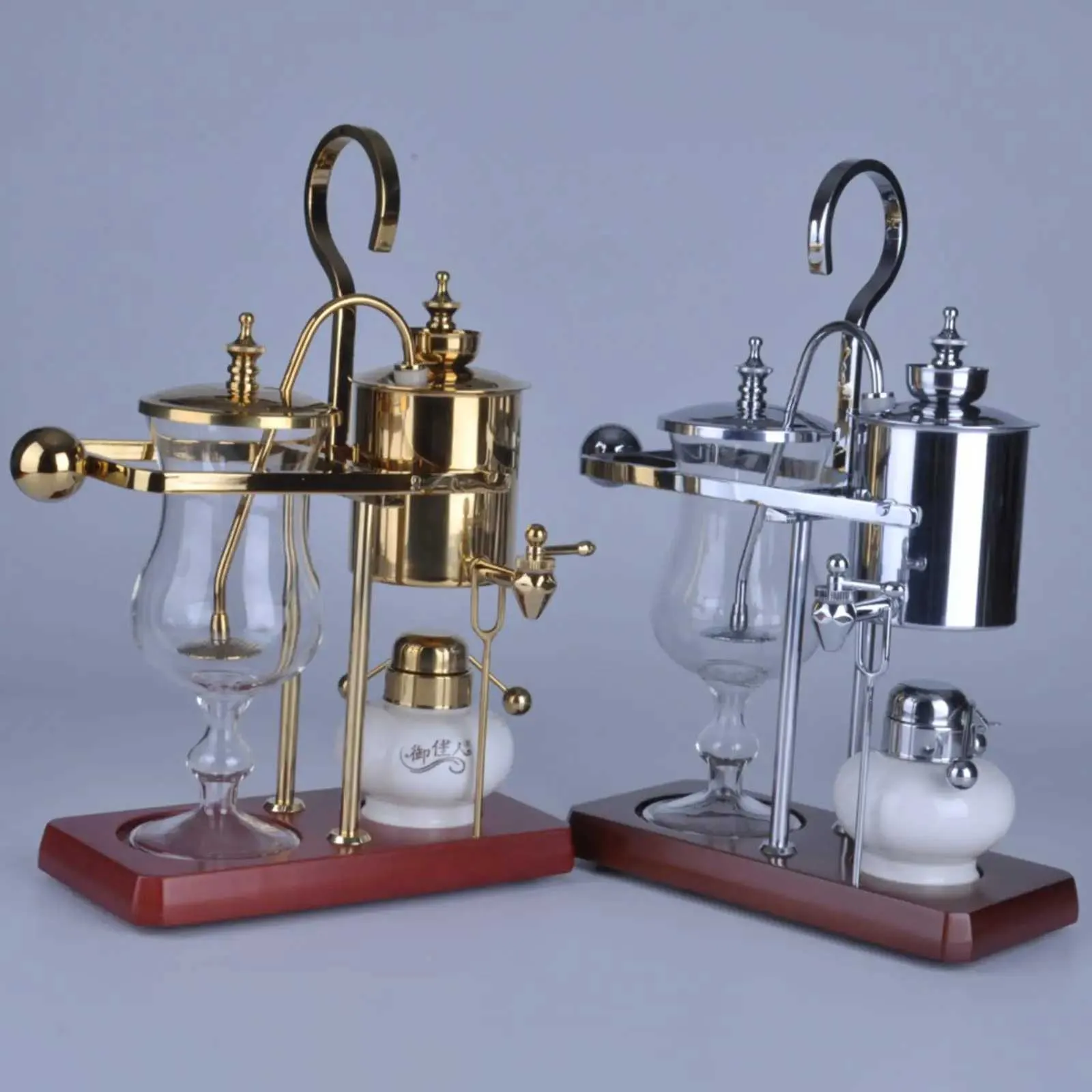 Belgian Coffee Pot Siphon Coffee Machine with Manual Luxury Anti Slip