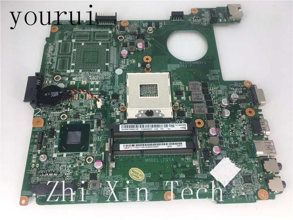 Motherboard yourui NBRYL11001 NB.RYL11.001 For Acer Aspire E1431 E1471 Laptop Motherboard DAZQSAMB6F1 DDR3 100% Tested Good working